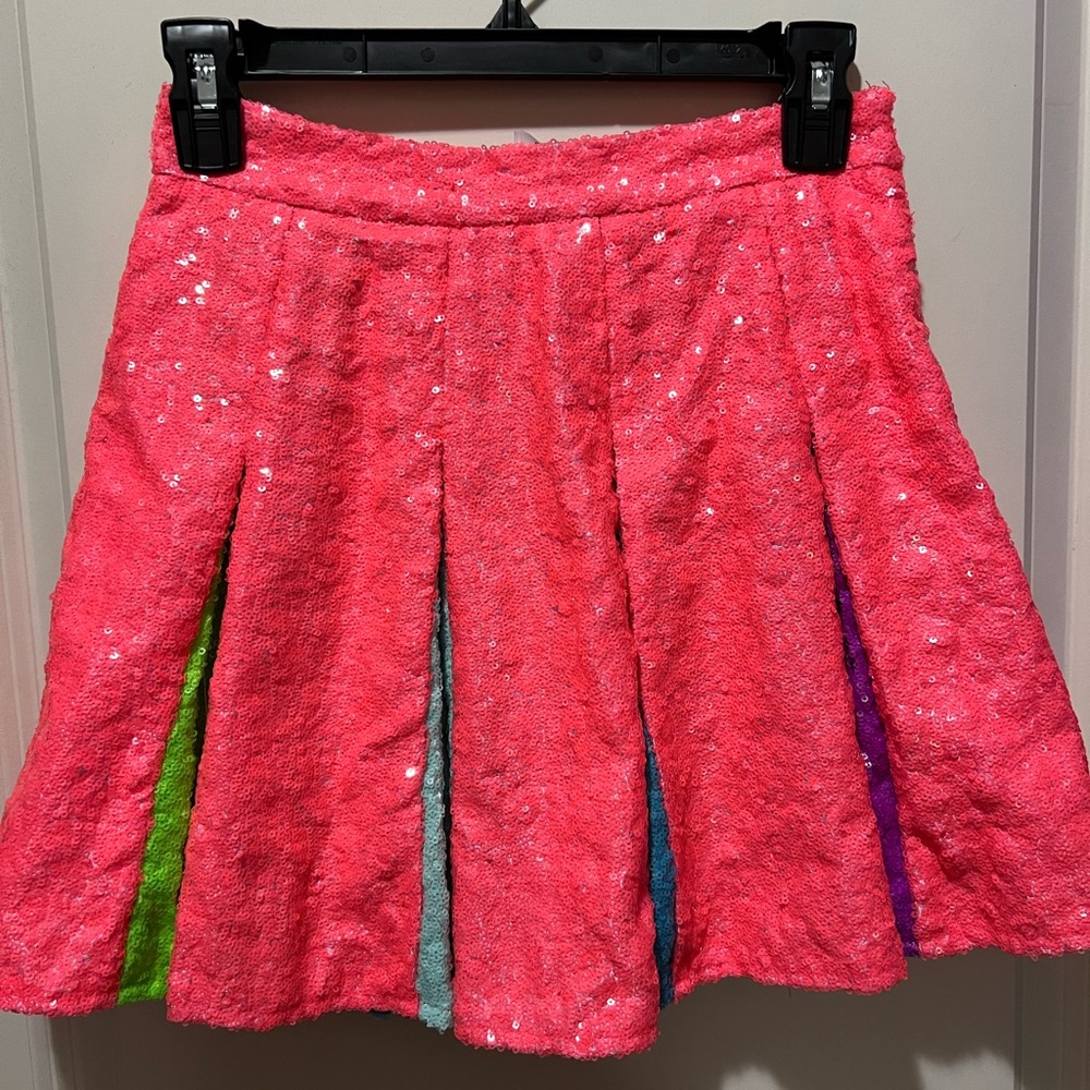 QUEEN OF SPARKLES Pink Mini  Skirt